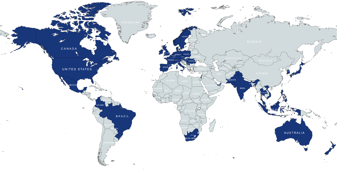 Country Availability Map